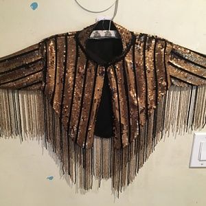 BNWT Free People Sequinned Cape
